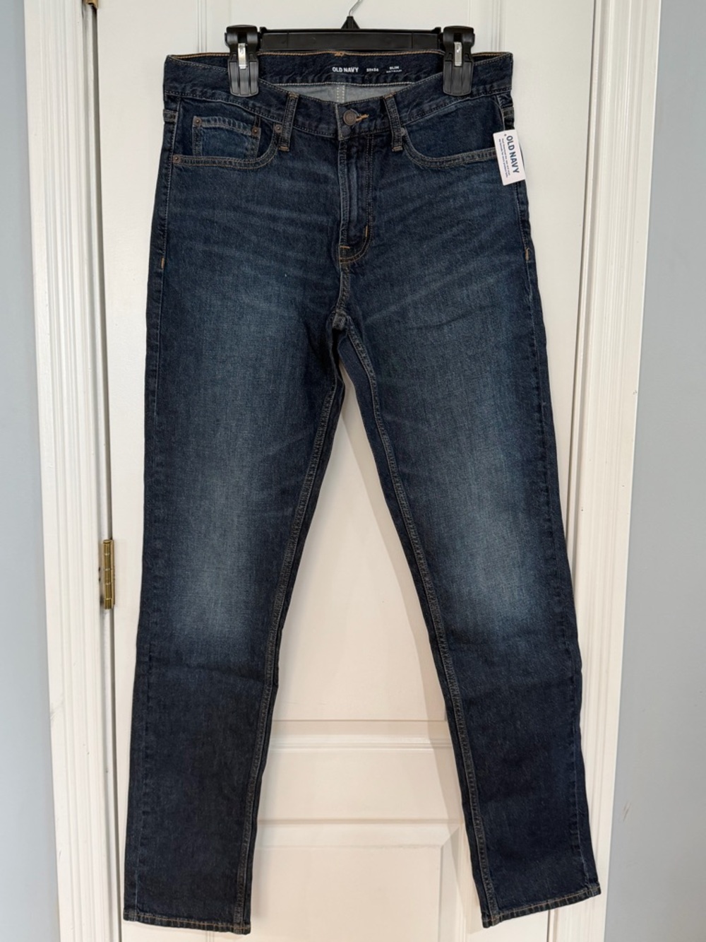 Old Navy Men's Dark Wash Slim Straight Jeans